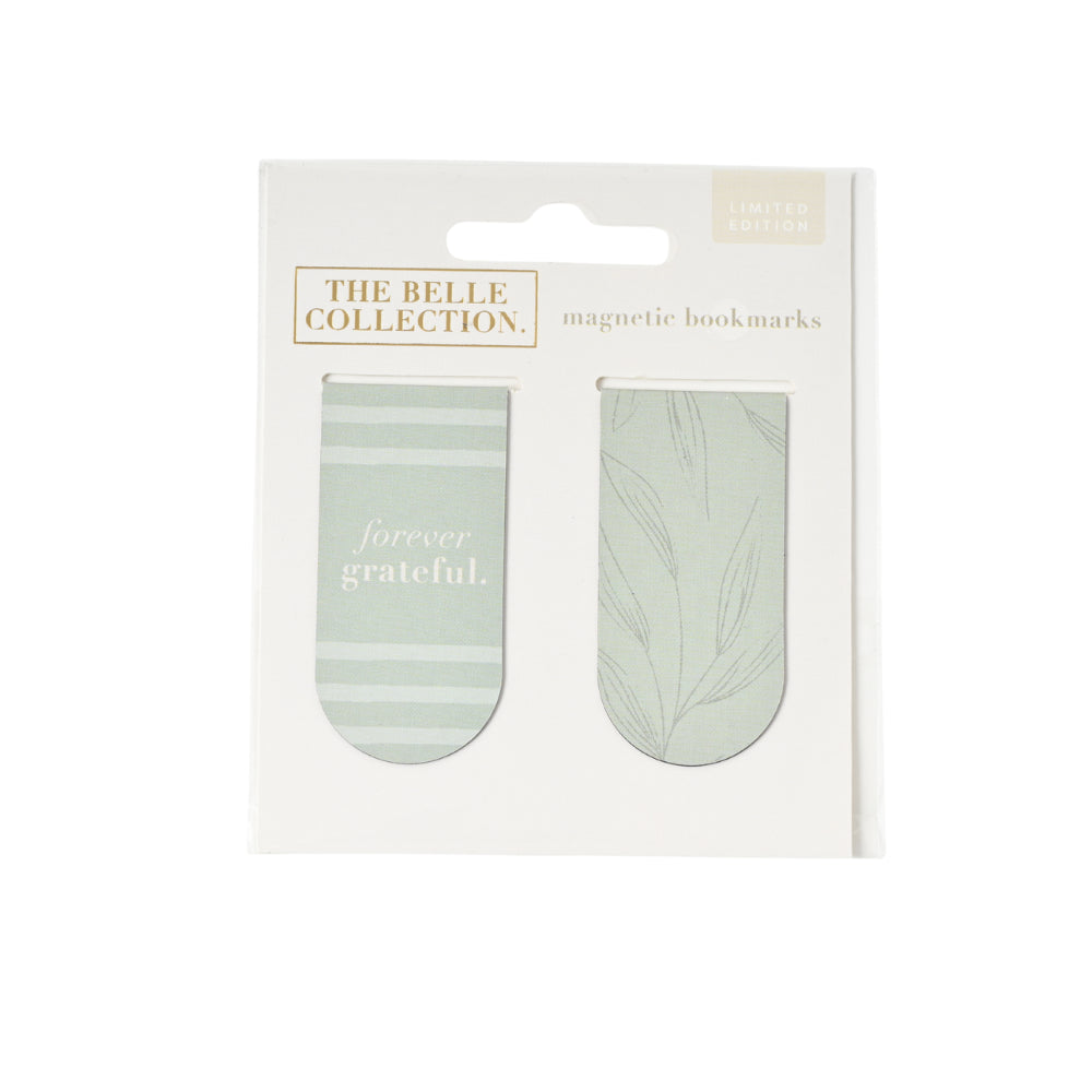 Belle Collection Magnetic Bookmark 2pk - GRATEFUL